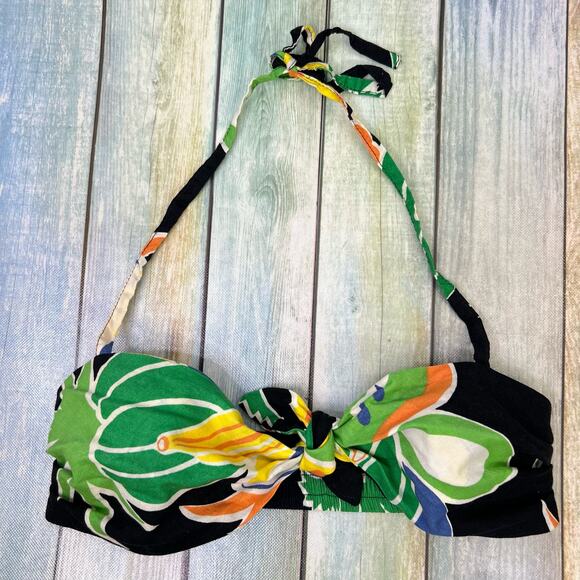 California Naturals Vintage 90s Tube Top Tank Hawaiian Tropical Beach Size XS - Picture 2 of 9